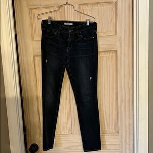 Sz 27 Women's Black Rich and Skinny Jeans EUC “Reggie”
